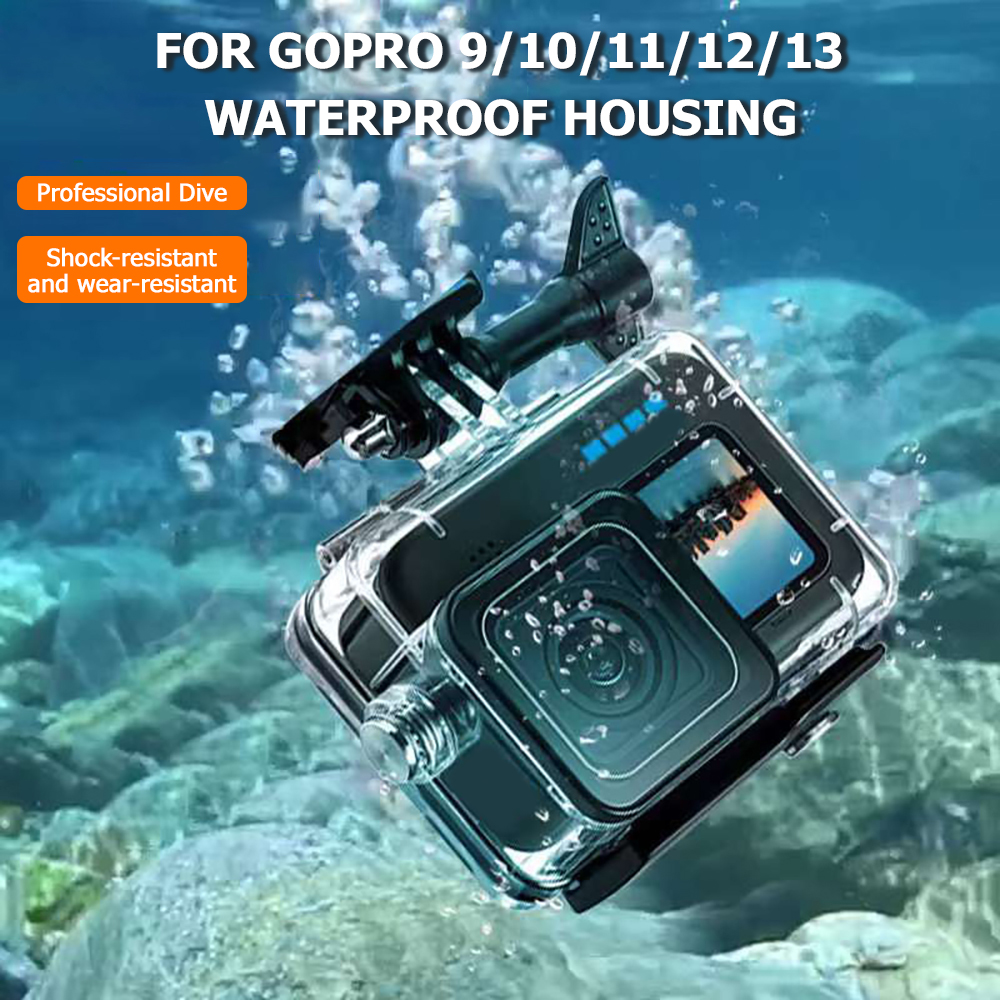 Fishing Boat Cover - 60M Waterproof Camera Case with Filter