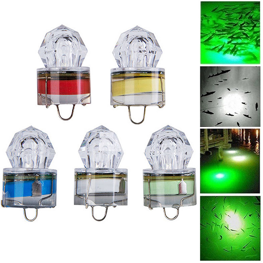 Fishing Boat Navigation Light - LED Fishing Lamp Underwater Diamond Shape