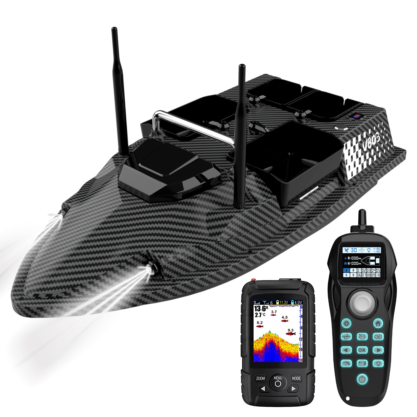 Fishing Boat Gps - V803Pro GPS Enabled Remote Control Bait