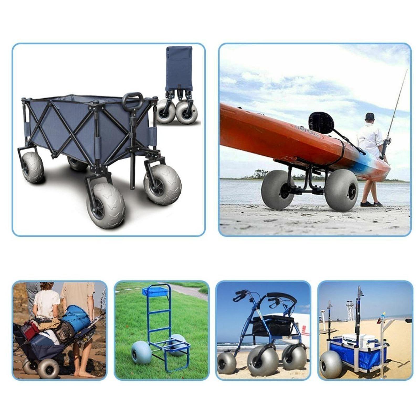 Fishing Boat Trailer - Replacement Balloon Wheel Sand Tire PVC