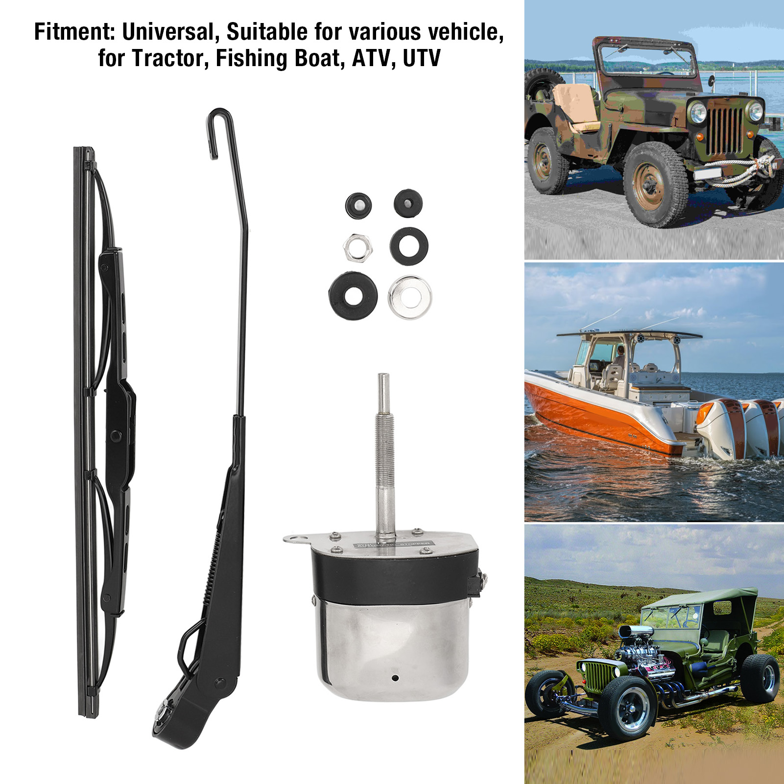 Electric Motor Windshield Wipe - Fishing Boat Trolling Motor บทวิจารณ์และราคา