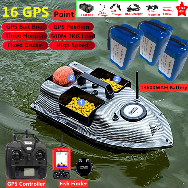 16PCS Point GPS Nesting Bait B - Fishing Boat Gps บทวิจารณ์และราคา