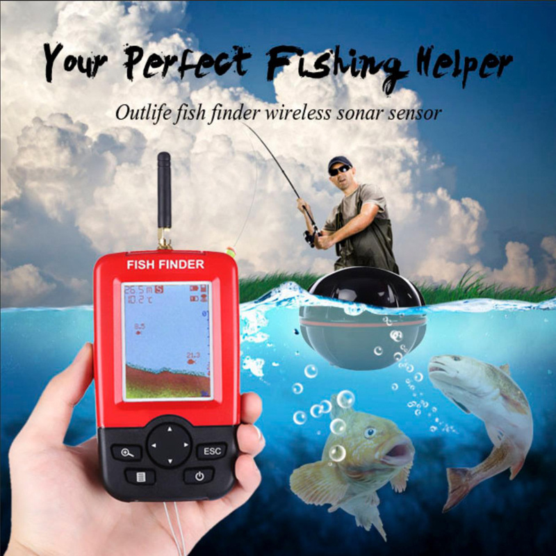 Display Portable fish finder e - Fishing Boat Depth Finder บทวิจารณ์และราคา