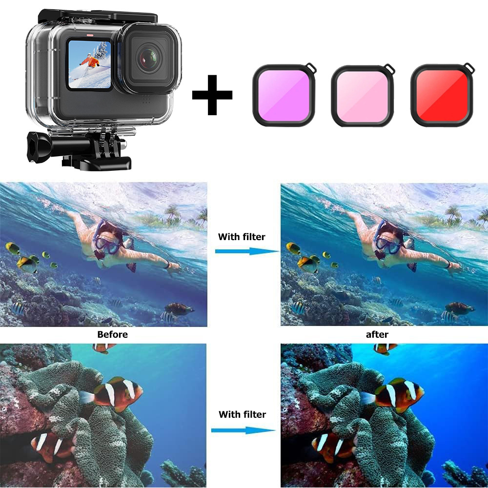 60M Waterproof Camera Case wit - Fishing Boat Cover บทวิจารณ์และราคา