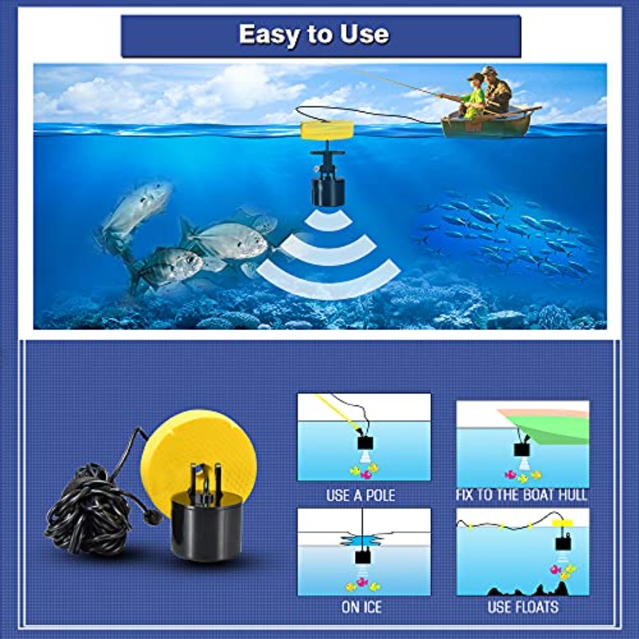 Kayak Portable Fish Depth Find - Fishing Boat Depth Finder บทวิจารณ์และราคา