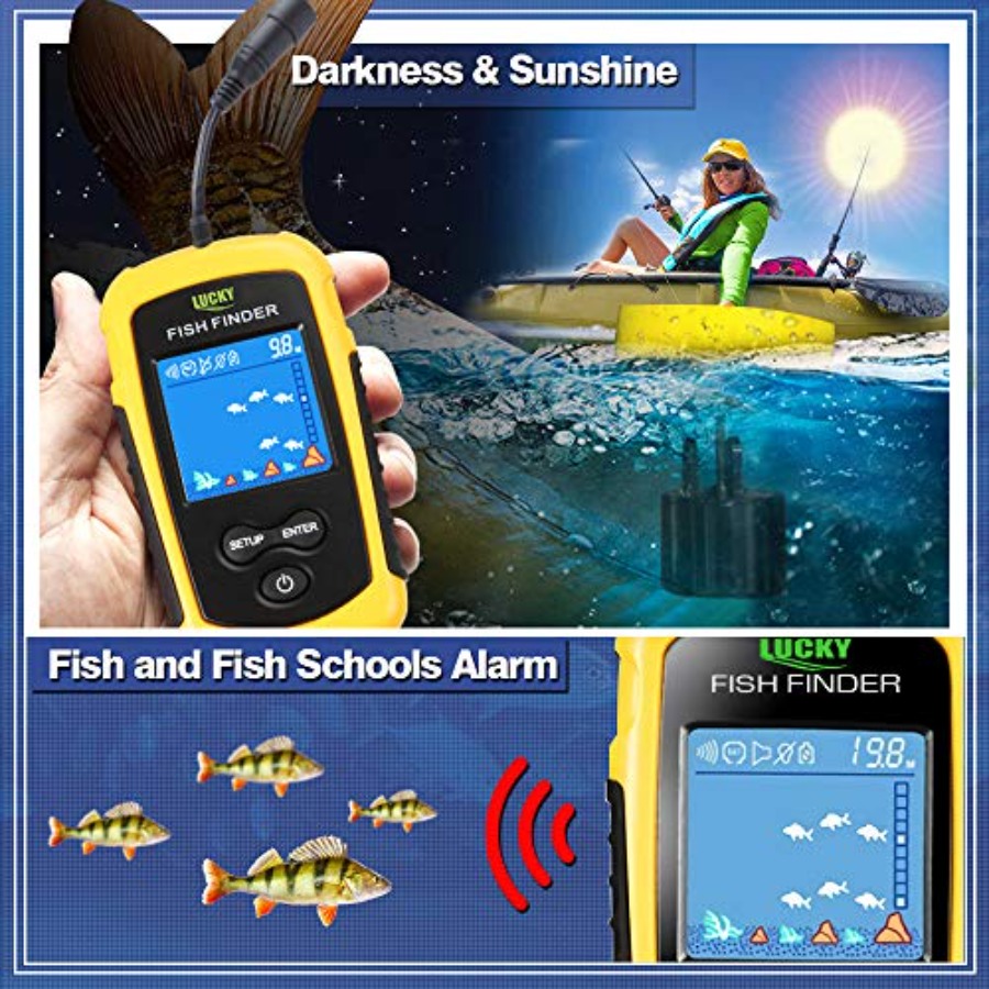 Kayak Portable Fish Depth Find - Fishing Boat Depth Finder บทวิจารณ์และราคา