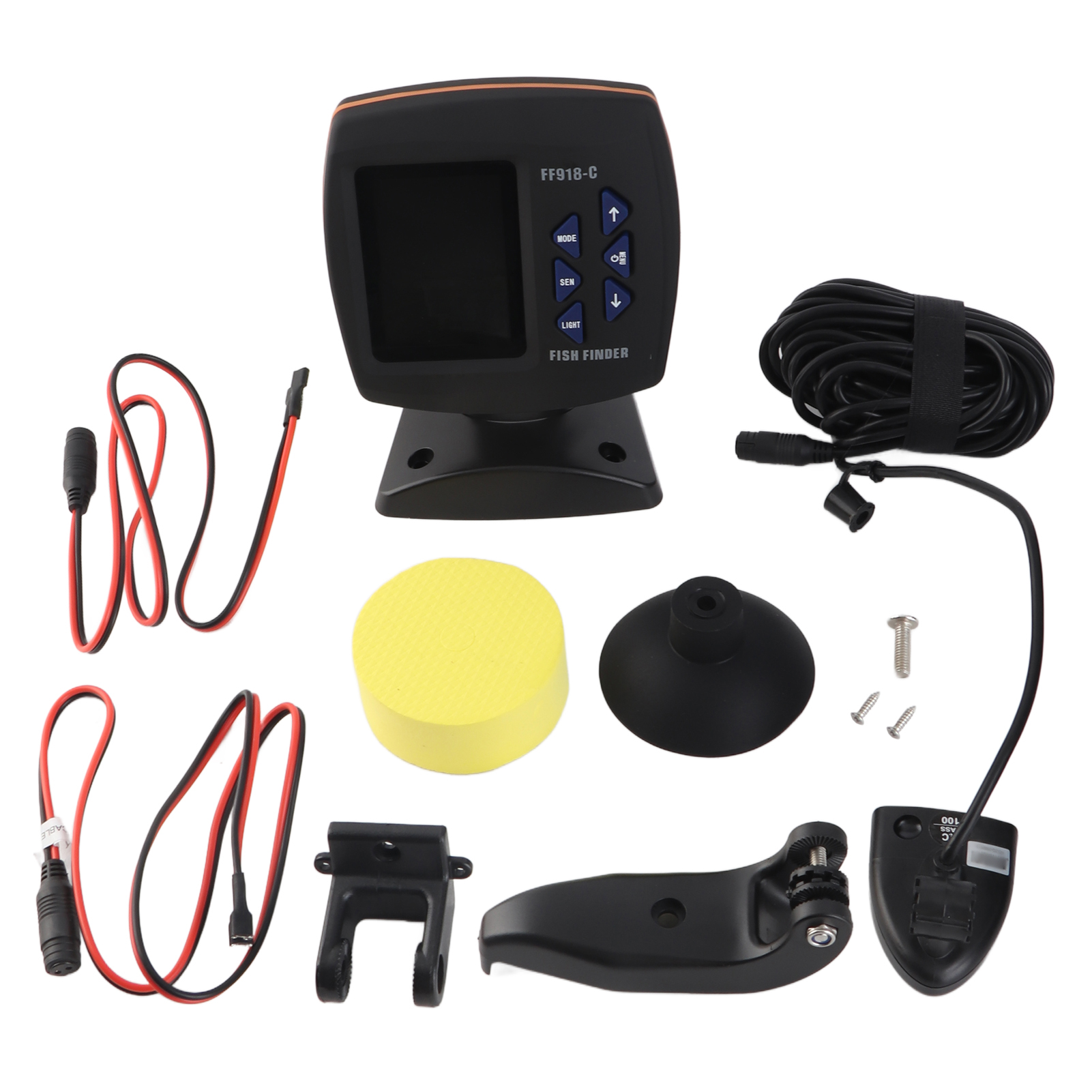 Color Screen Wired Fish Finder - Fishing Boat Depth Finder บทวิจารณ์และราคา