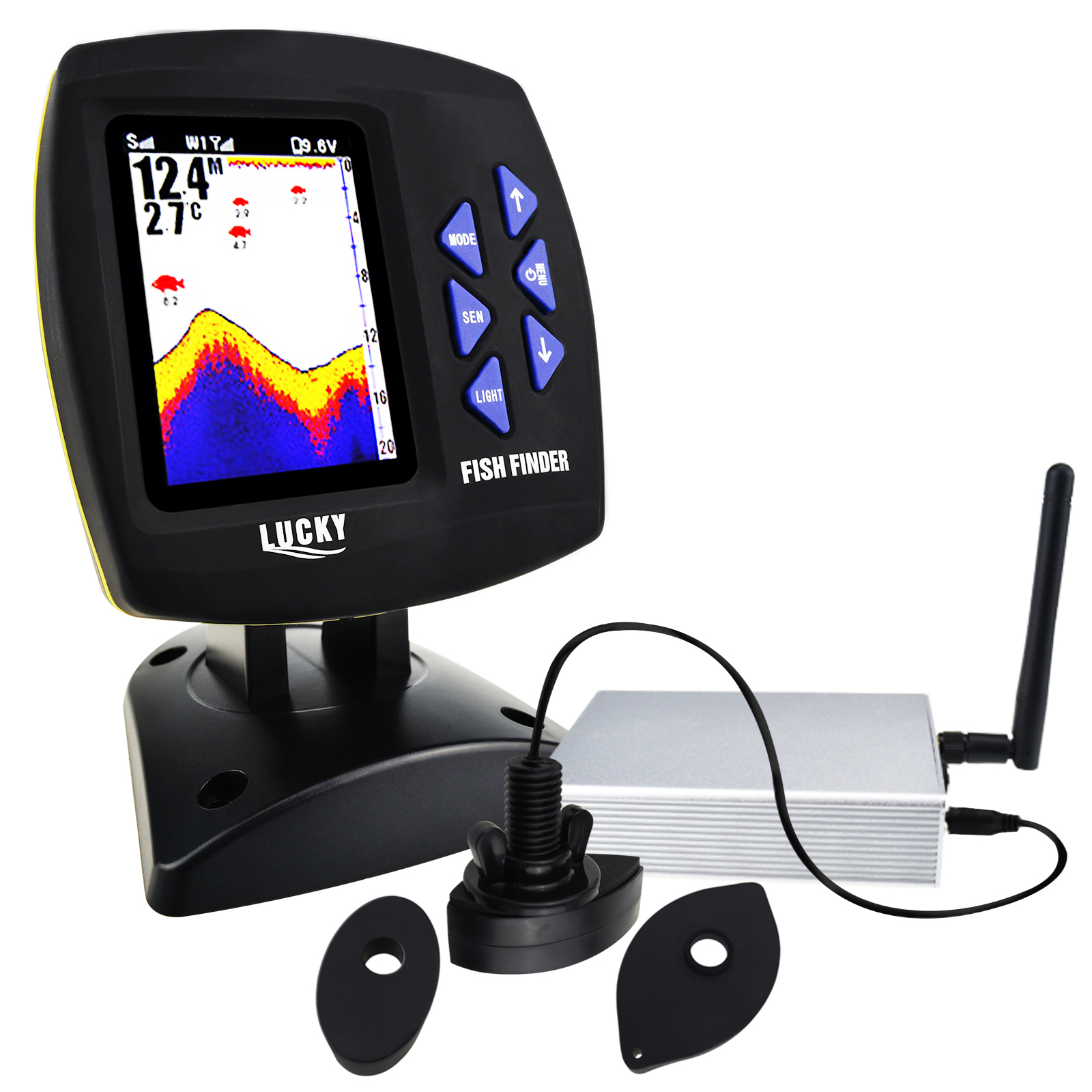 LUCKY Fishfinder 300m/ 980ft F - Fishing Boat Depth Finder บทวิจารณ์และราคา