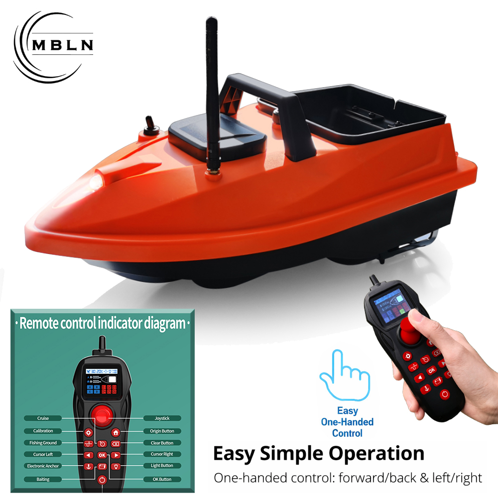 MBLN Mini GPS Bait Boat – 24 W - Fishing Boat Gps บทวิจารณ์และราคา