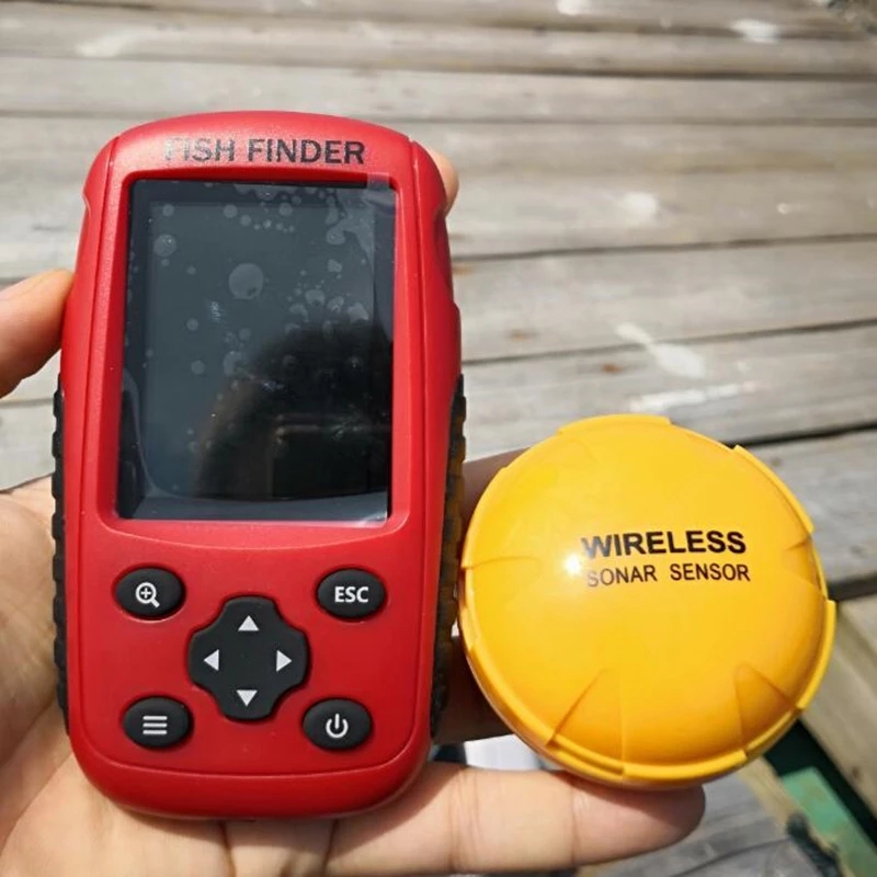 Fish finder wireless Wireless  - Fishing Boat Depth Finder บทวิจารณ์และราคา