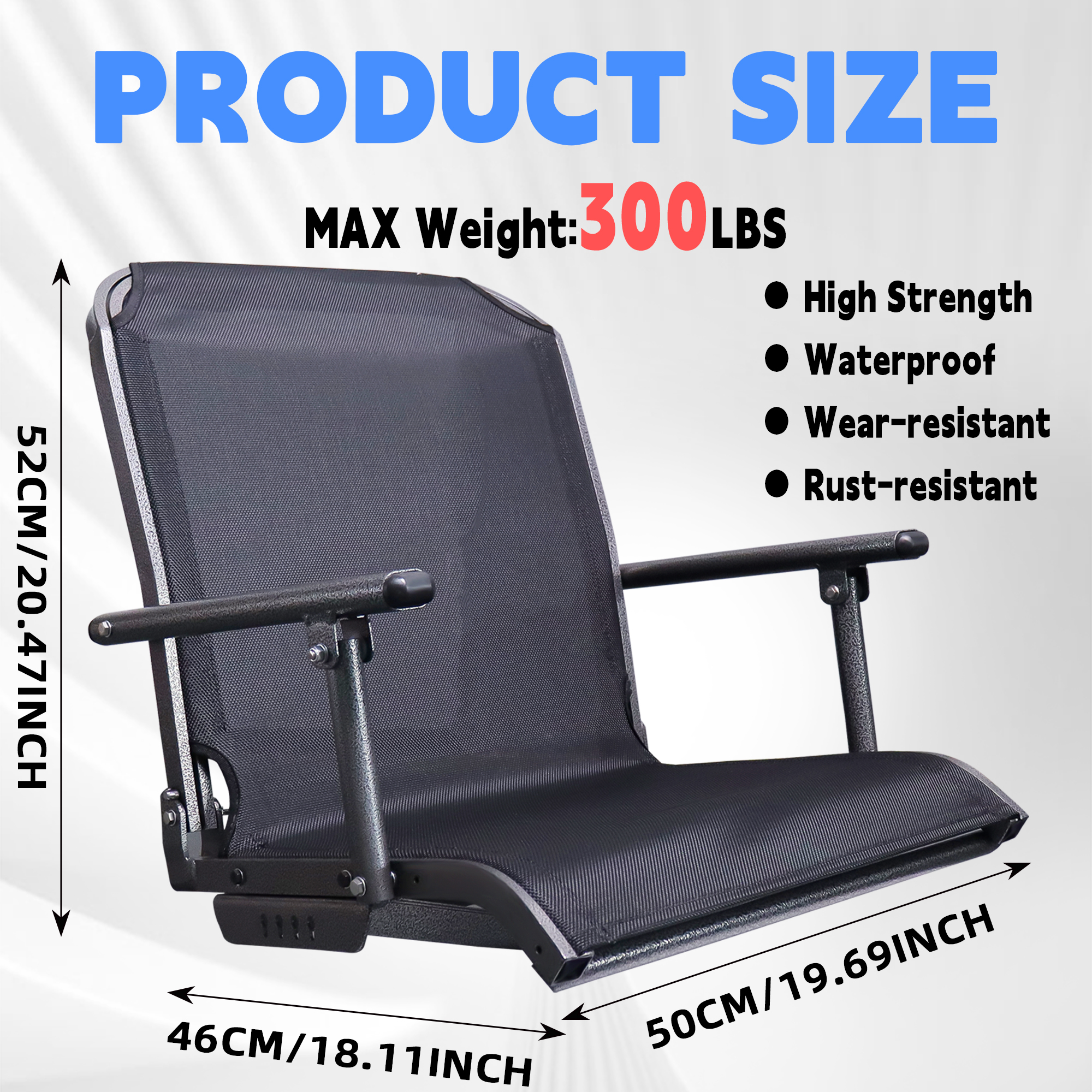 Marine Boat Seat Black and Lig - Fishing Boat Seat บทวิจารณ์และราคา