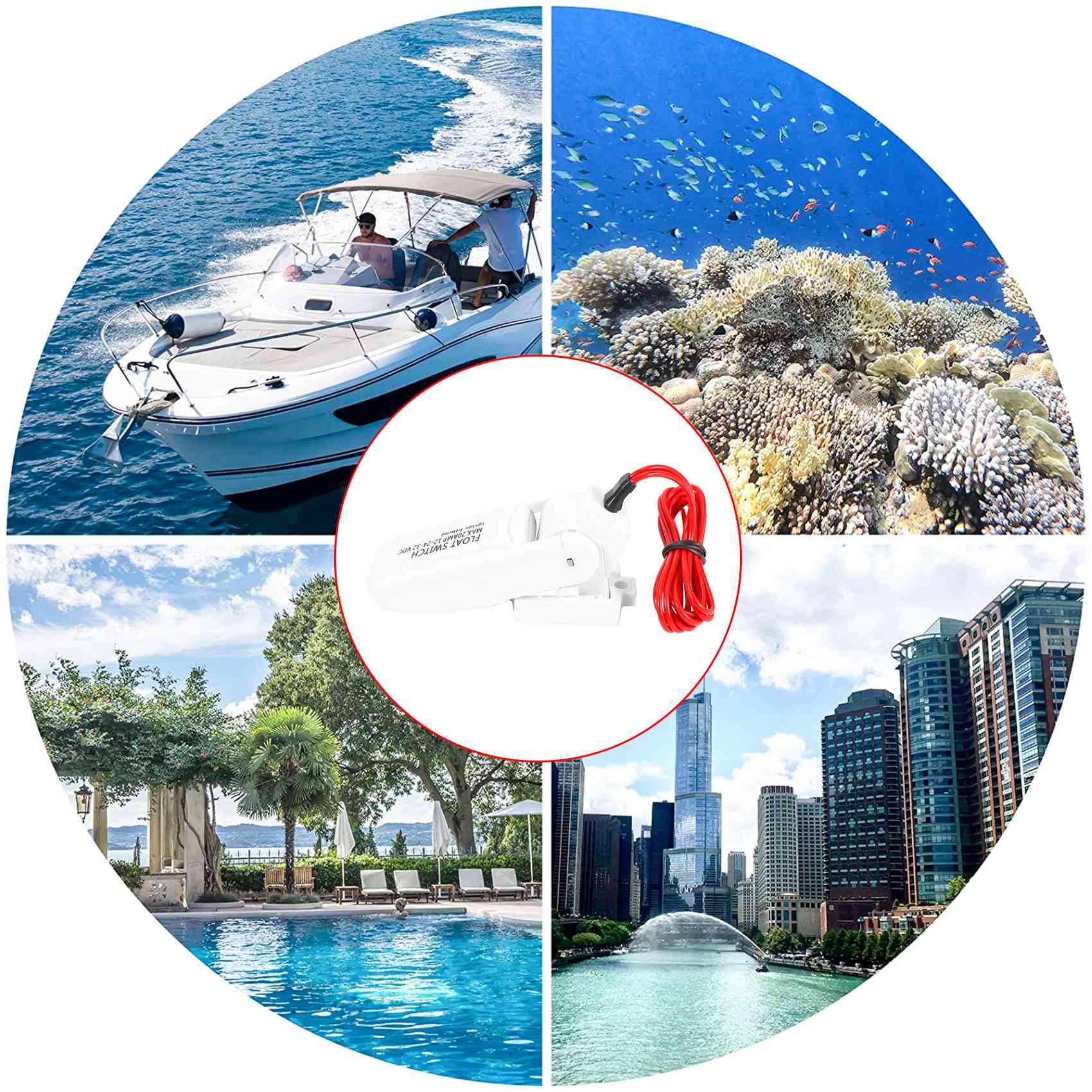 AASS-Bilge Pump Float Switch A - Fishing Boat Bilge Pump บทวิจารณ์และราคา
