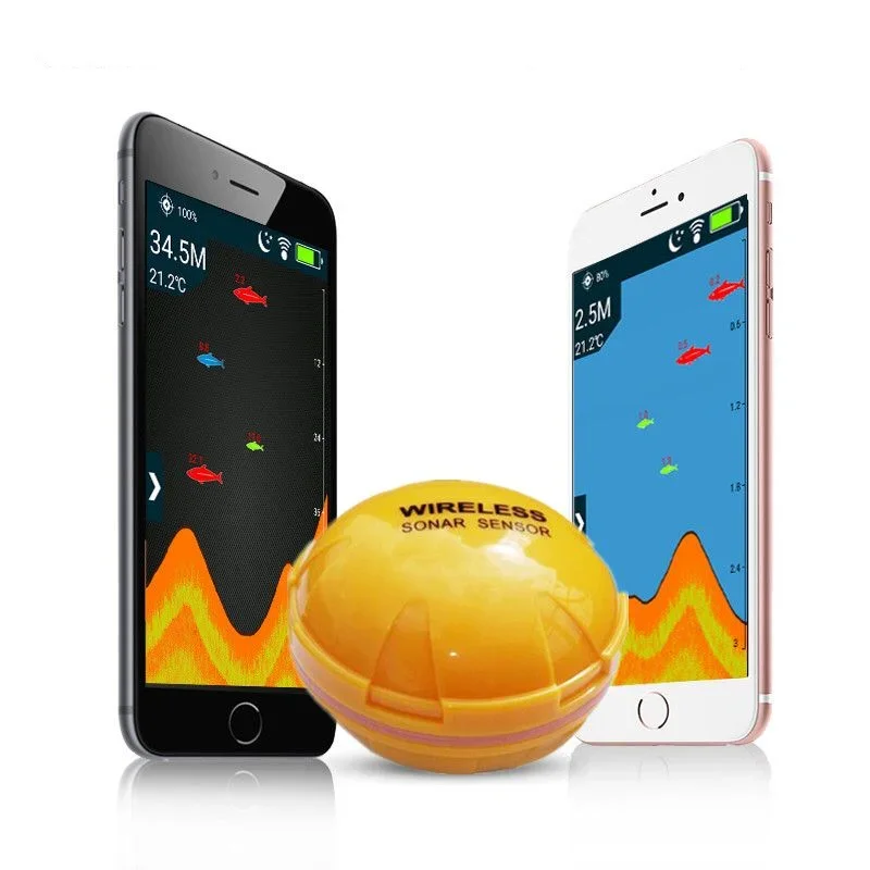 Portable Wireless blue and too - Fishing Boat Depth Finder บทวิจารณ์และราคา