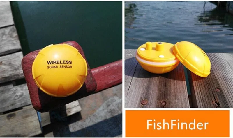Portable Wireless blue and too - Fishing Boat Depth Finder บทวิจารณ์และราคา