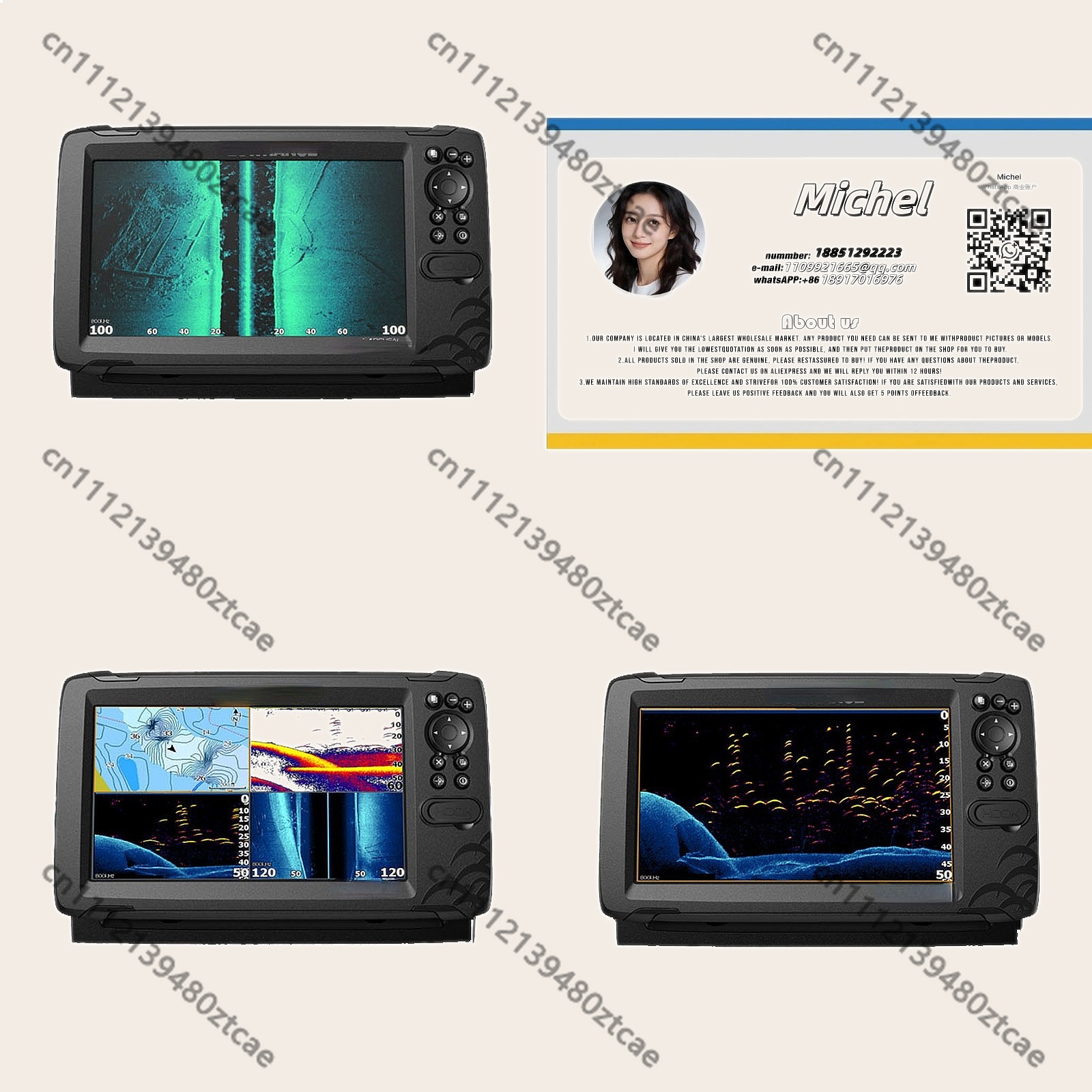 Portable Sonar Fish Finder Ice - Fishing Boat Depth Finder บทวิจารณ์และราคา