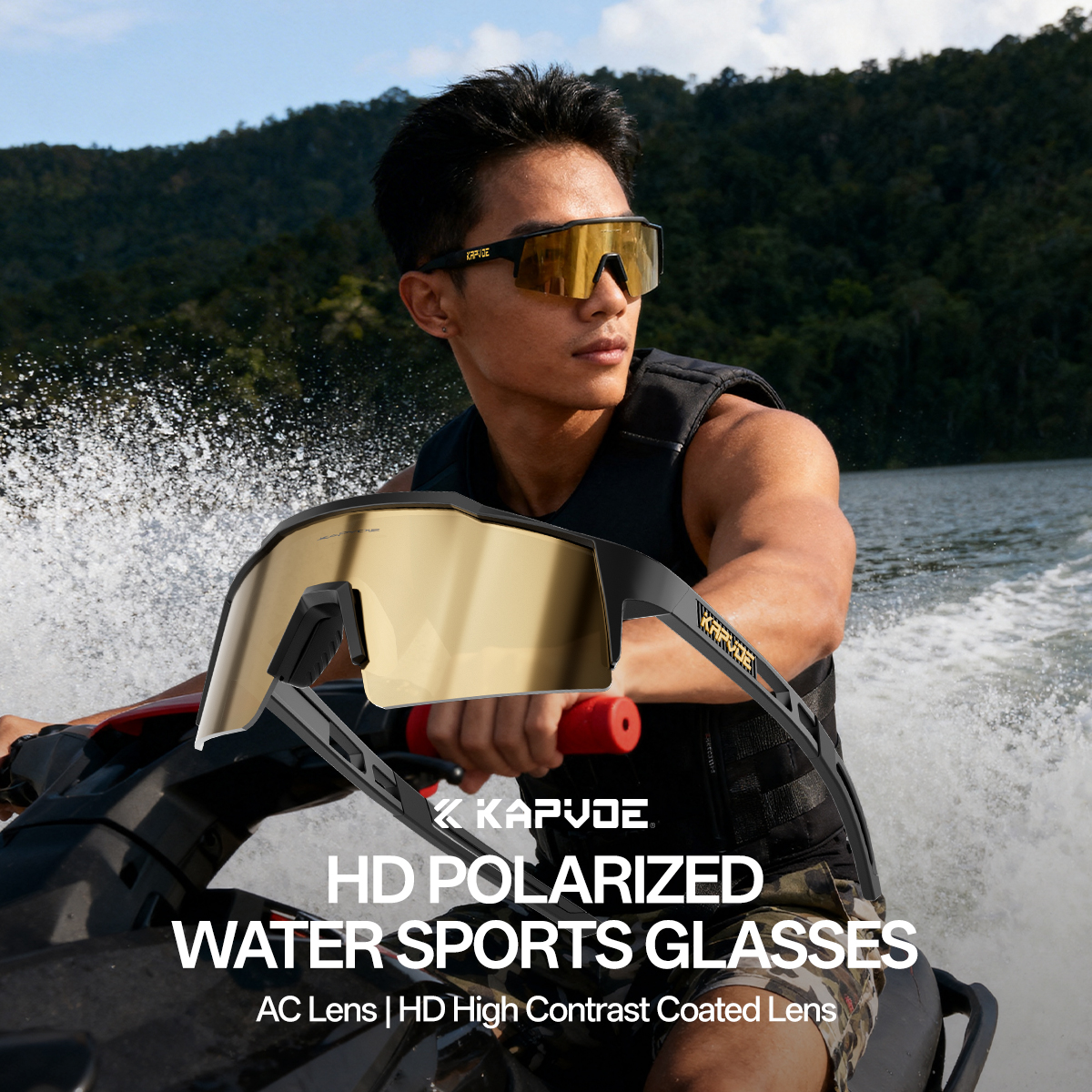 KAPVOE UV400 Anti-glare Surfin - Fishing Boat Trailer บทวิจารณ์และราคา