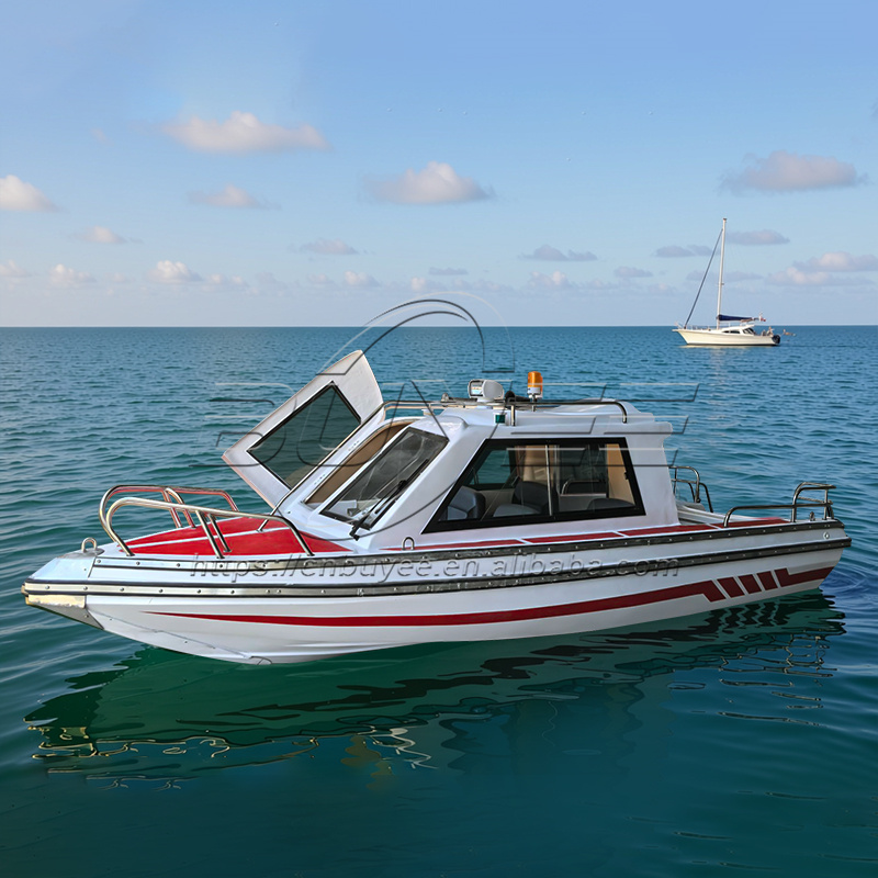 17.6ft/5.38m High Speed Cabin  - Fishing Boat Fiberglass บทวิจารณ์และราคา