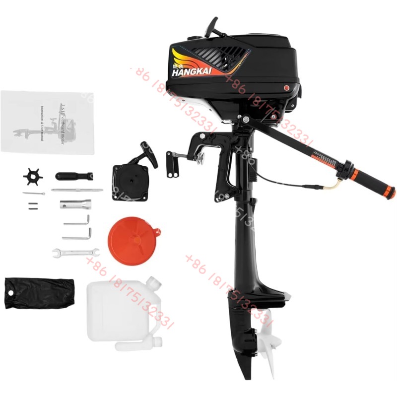HANGKAI Outboard Motor, 3.6  2 - Fishing Boat Outboard Motor บทวิจารณ์และราคา