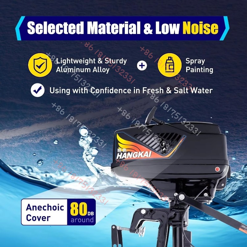 HANGKAI Outboard Motor, 3.6  2 - Fishing Boat Outboard Motor บทวิจารณ์และราคา