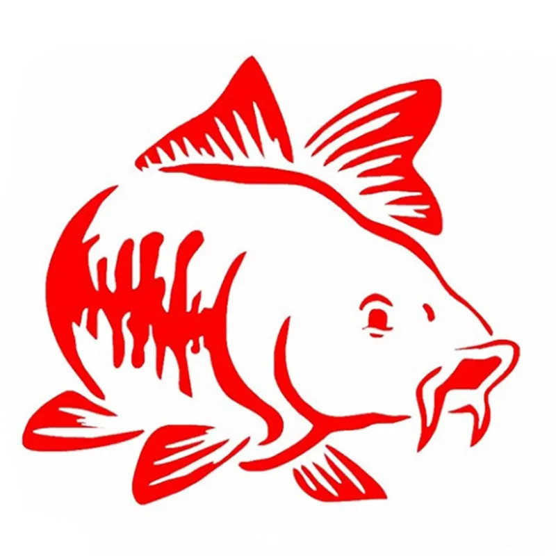 Car Sticker Cartoon Carp Fishi - Fishing Boat Oar บทวิจารณ์และราคา