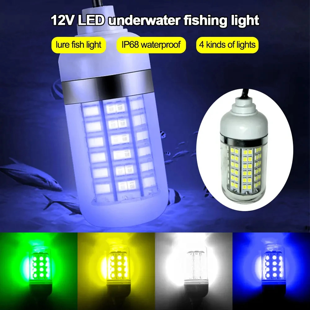 12V Underwater Lamp 15W 108 LE - Fishing Boat Navigation Light บทวิจารณ์และราคา