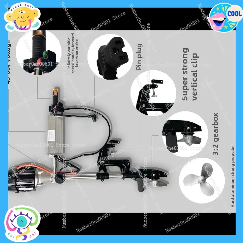 12V 24V 48V 60V 72V Brushless  - Fishing Boat Trolling Motor บทวิจารณ์และราคา