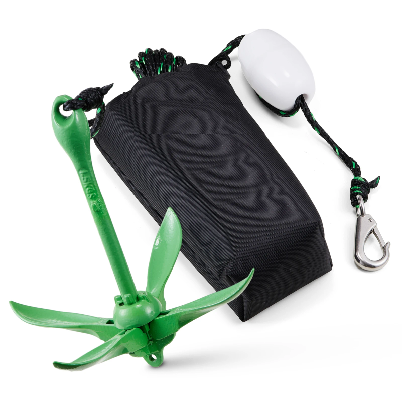 Kayak Anchor Kit 3.5 lb Paddle - Fishing Boat Anchor บทวิจารณ์และราคา