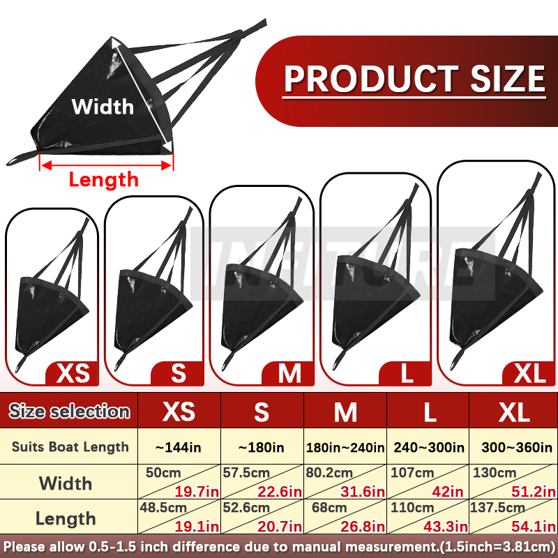 18-53'' Sea Drogue Anchor Floa - Fishing Boat Anchor บทวิจารณ์และราคา