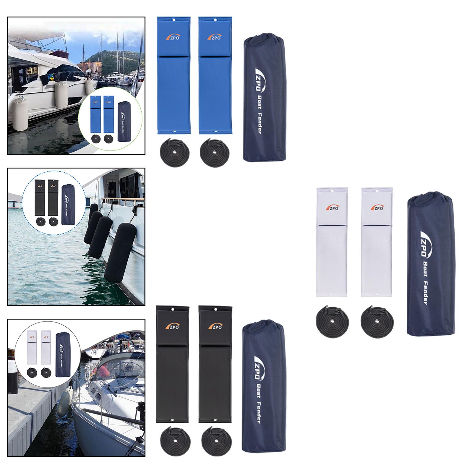 2Pcs Flat Boat Fender with Rop - Fishing Boat Paddle บทวิจารณ์และราคา
