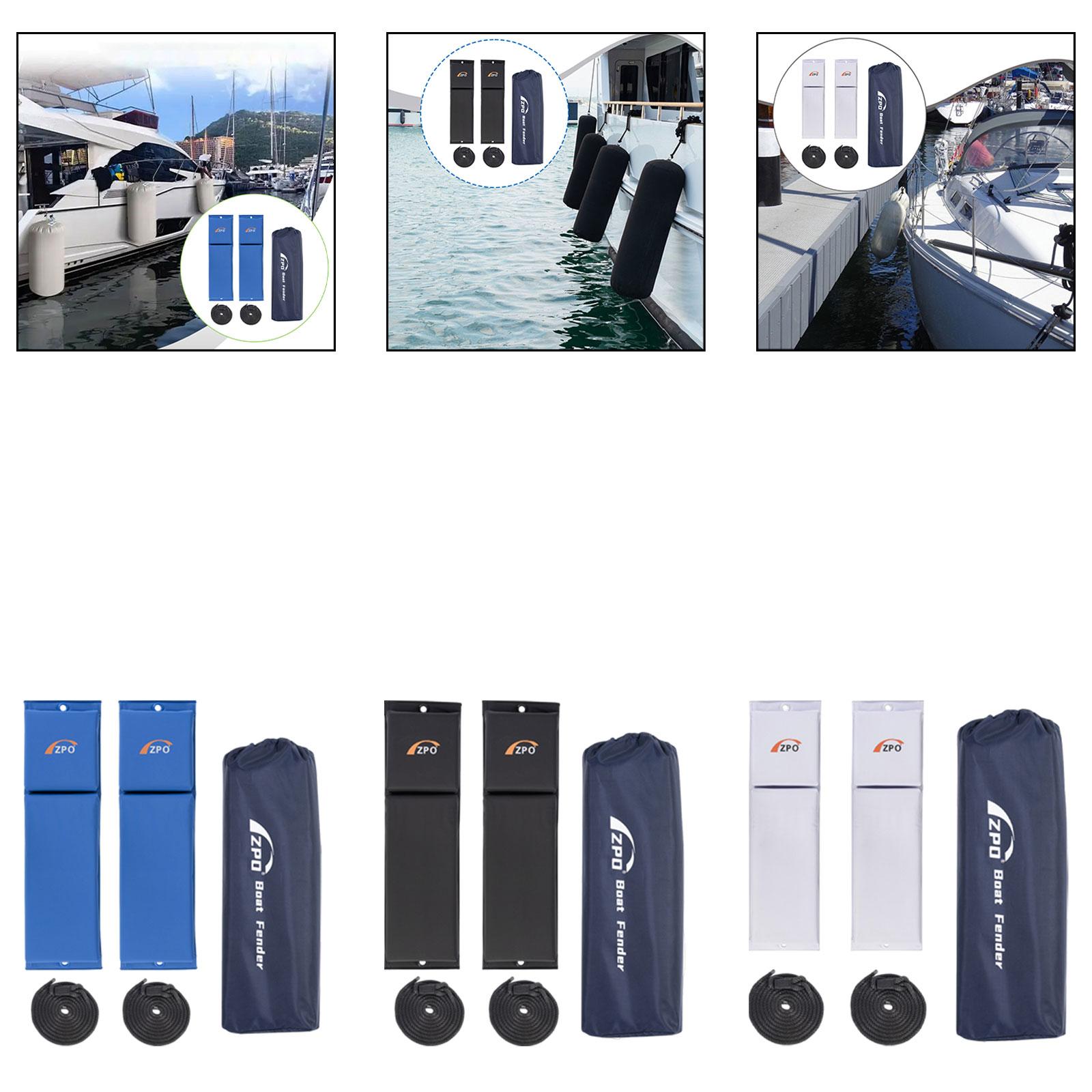 2Pcs Flat Boat Fender with Rop - Fishing Boat Paddle บทวิจารณ์และราคา