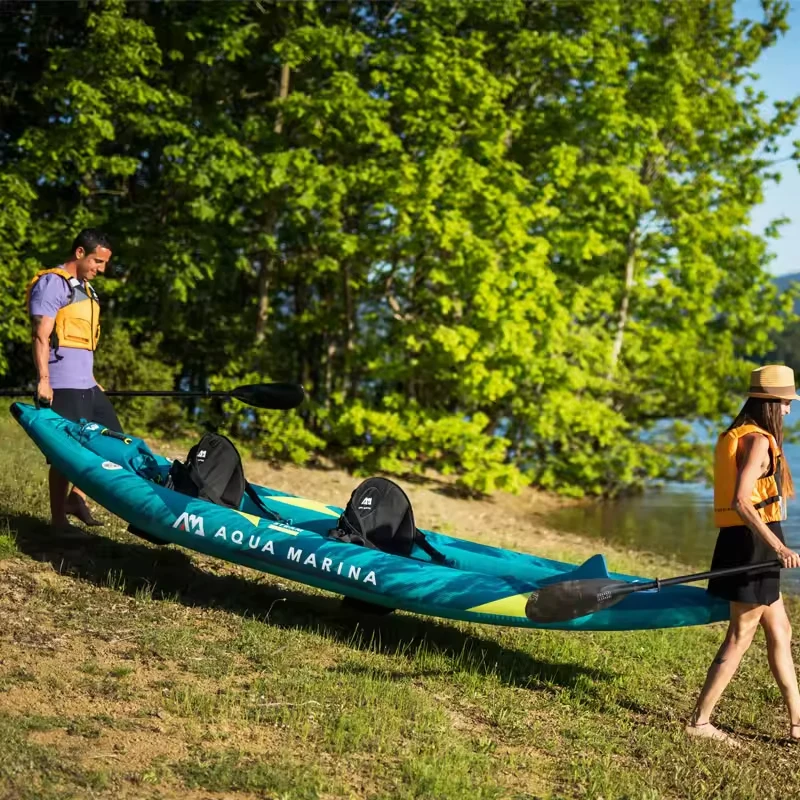 Canoe Kayak Inflatable Boat 1- - Fishing Boat Oar บทวิจารณ์และราคา