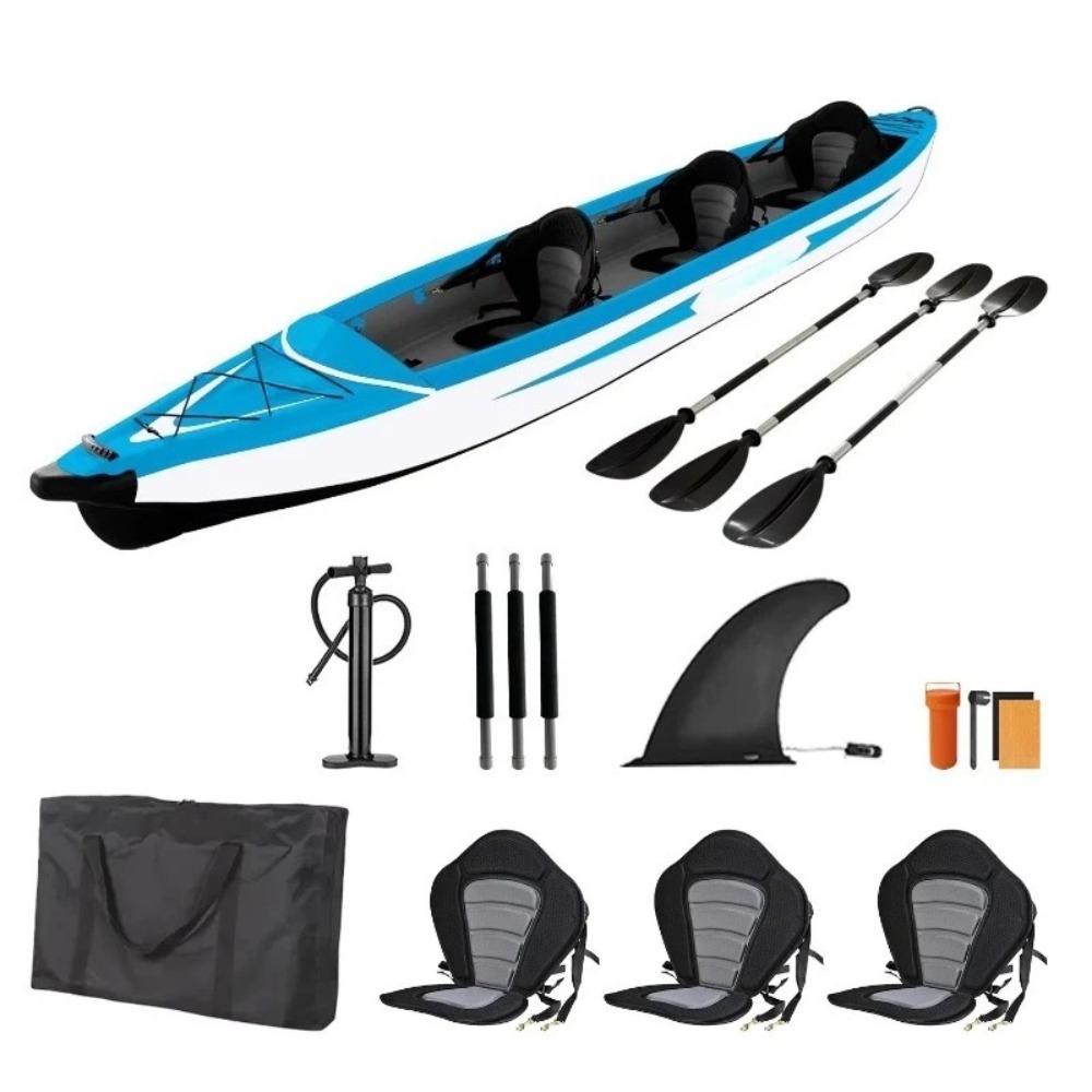 Inflatable Fishing Kayak Folda - Fishing Boat Seat บทวิจารณ์และราคา