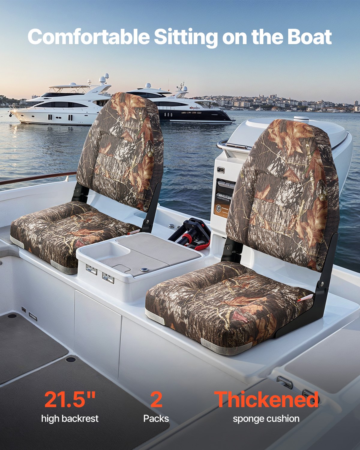 Boat Seat, High Backrest, Fold - Fishing Boat Seat บทวิจารณ์และราคา