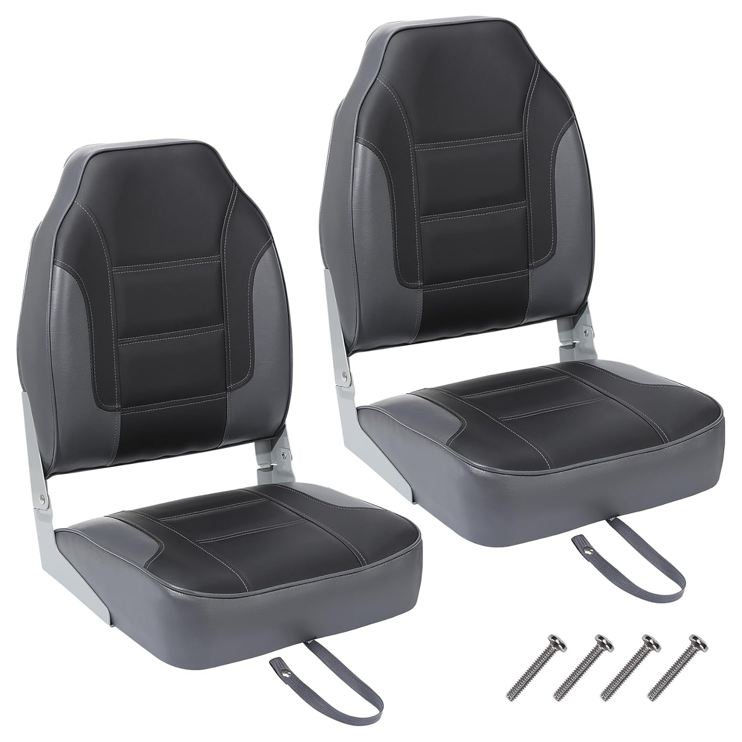 2 Pack Folding Boat Seats, Hig - Fishing Boat Seat บทวิจารณ์และราคา