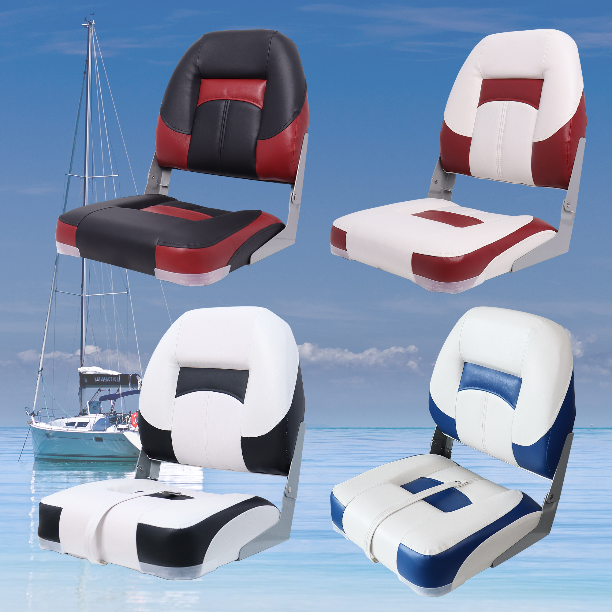 Folding Bass Boat Seats Classi - Fishing Boat Seat บทวิจารณ์และราคา