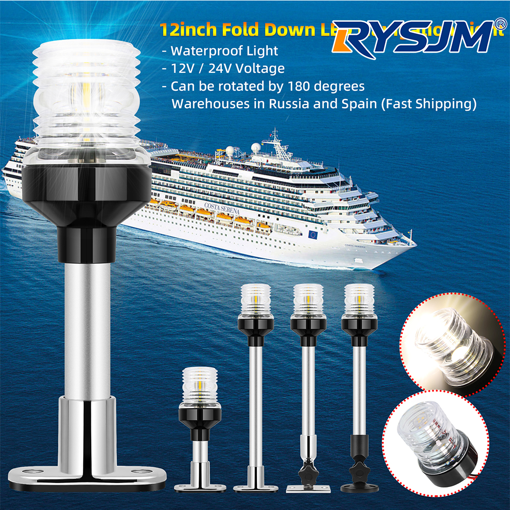 6/12inch LED Fold Yacht Naviga - Fishing Boat Paddle บทวิจารณ์และราคา