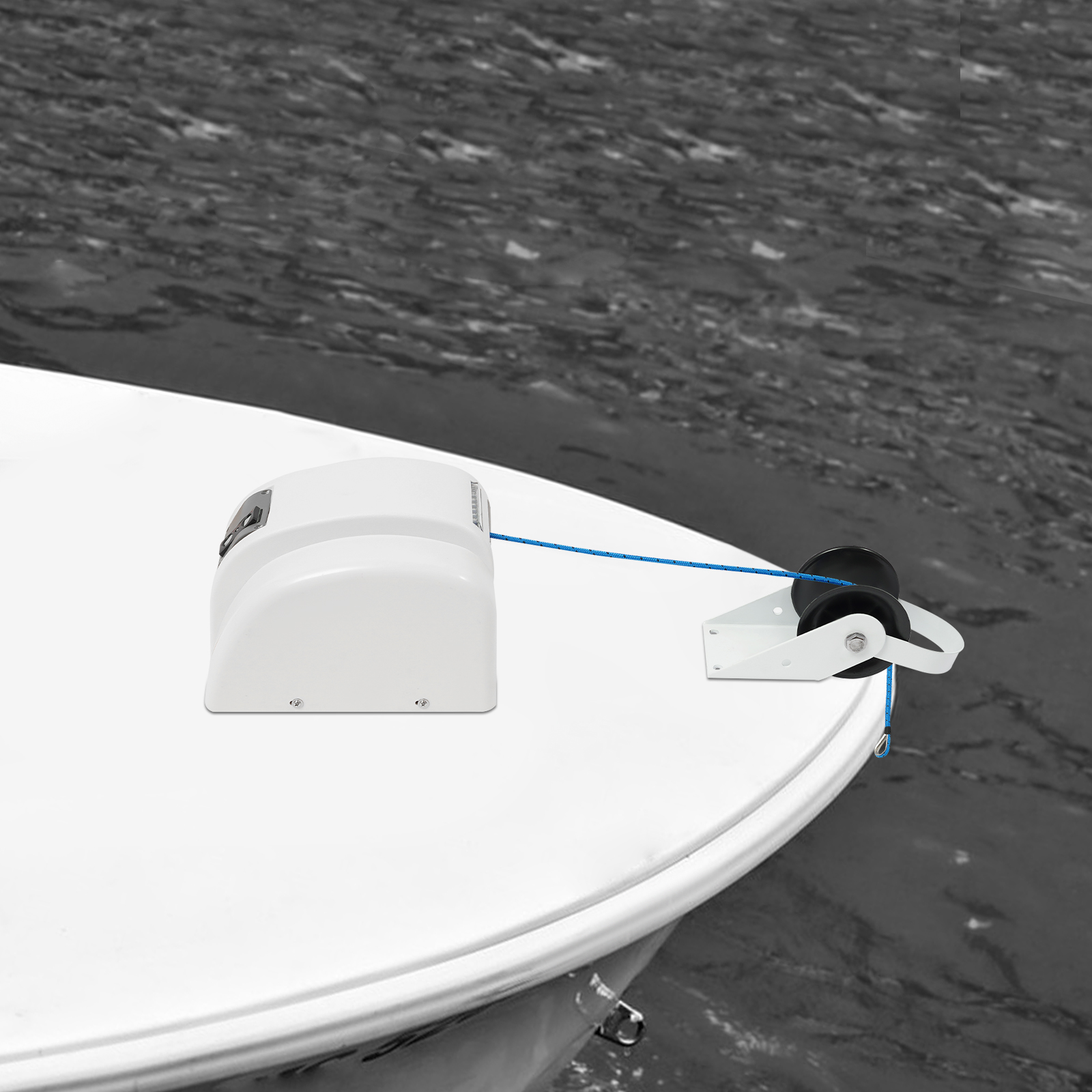 12V Electric Anchor Winch 45LB - Fishing Boat Anchor Winch บทวิจารณ์และราคา