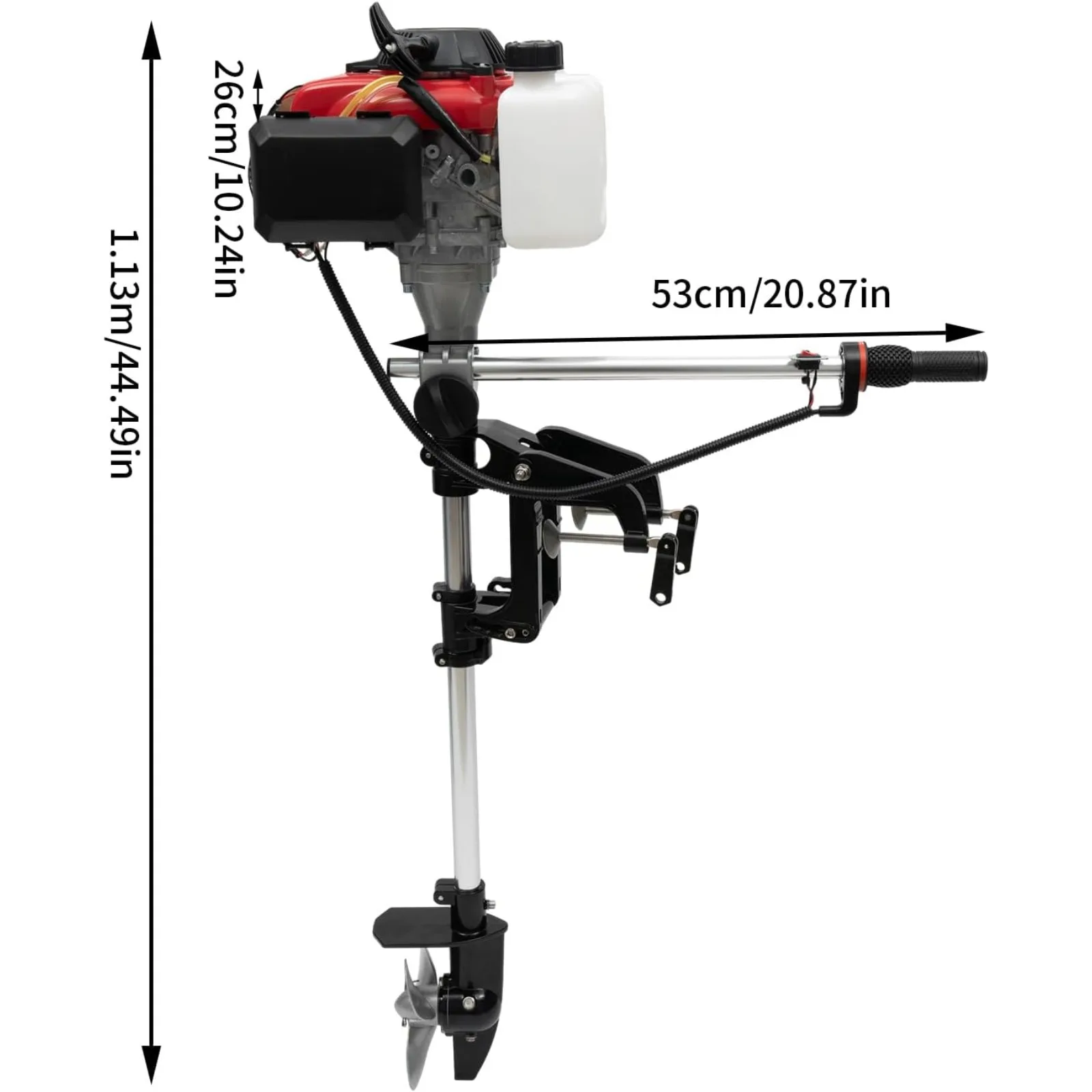 4-Stroke 4HP Boat Outboard Mot - Fishing Boat Outboard Motor บทวิจารณ์และราคา