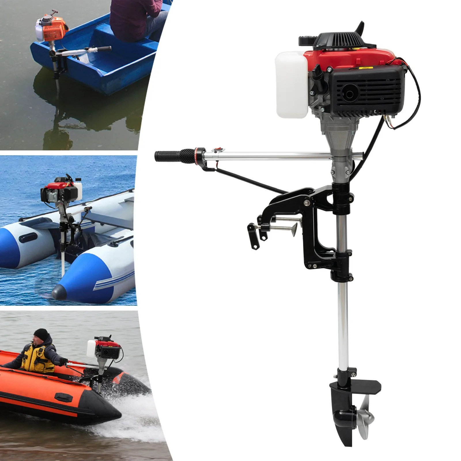 4-Stroke 4HP Boat Outboard Mot - Fishing Boat Outboard Motor บทวิจารณ์และราคา
