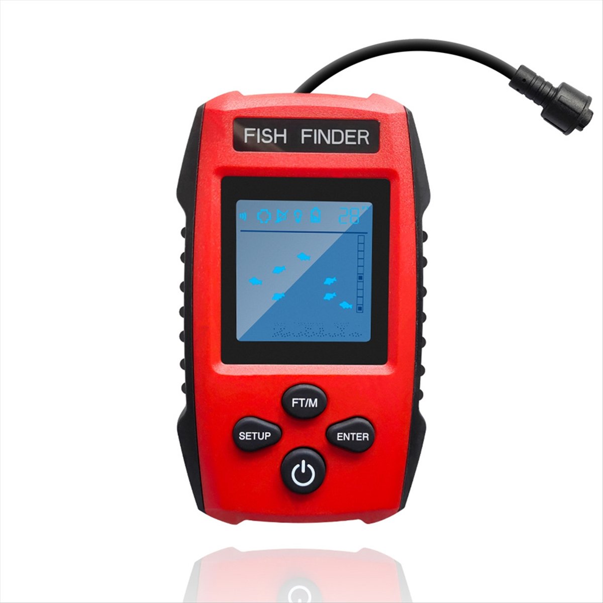 Color LCD Fish Finder Wired So - Fishing Boat Depth Finder บทวิจารณ์และราคา