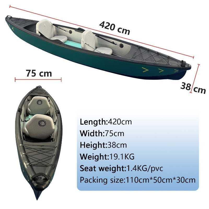 New Design 4.2m Portable Infla - Fishing Boat Inflatable บทวิจารณ์และราคา