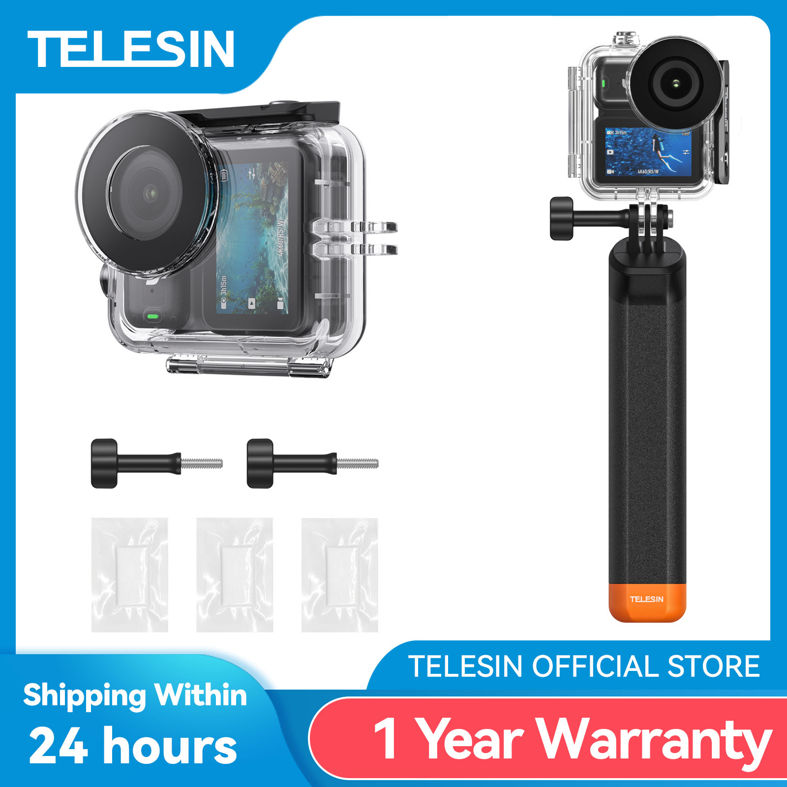 TELESIN 60M Diving Waterproof  - Fishing Boat Cover บทวิจารณ์และราคา