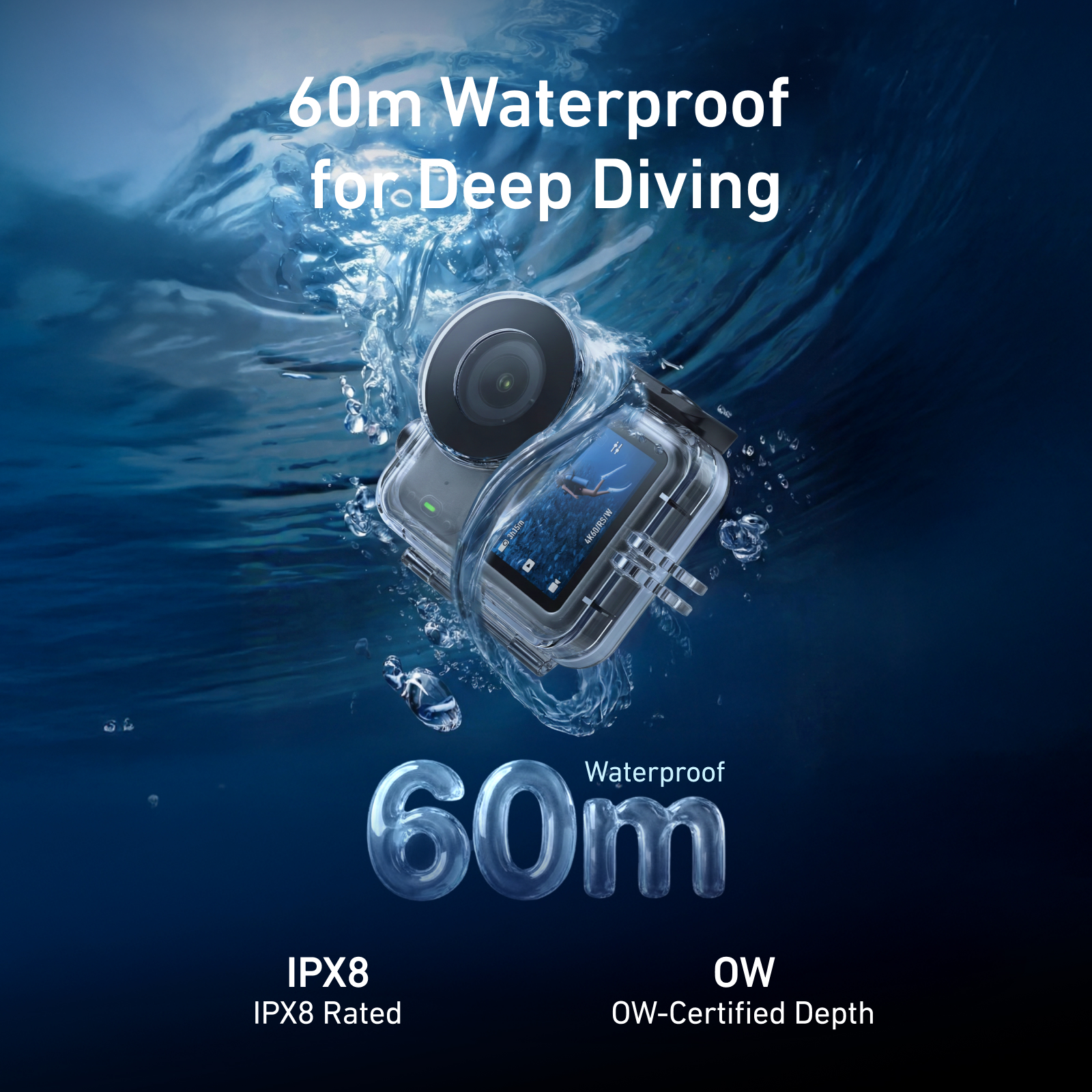 TELESIN 60M Diving Waterproof  - Fishing Boat Cover บทวิจารณ์และราคา