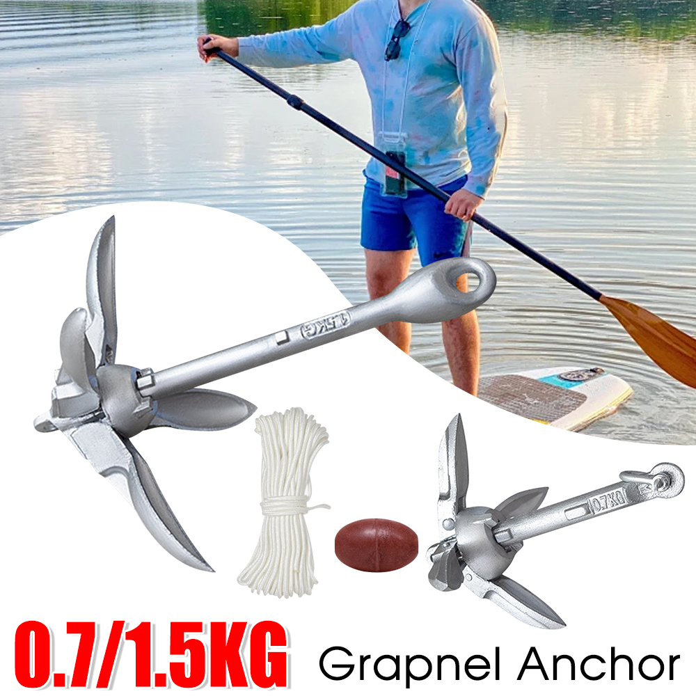0.7/1.5KG Grapnel Anchor Folda - Fishing Boat Anchor บทวิจารณ์และราคา