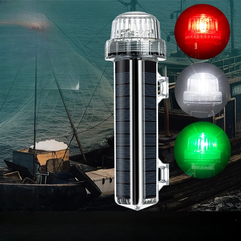 New Solar Ocean Signal Light N - Fishing Boat Oar บทวิจารณ์และราคา