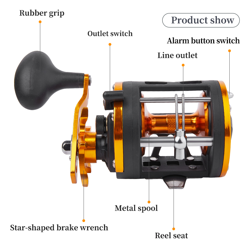 BILLINGS Trolling Drum Reel 33 - Fishing Boat Steering Wheel บทวิจารณ์และราคา