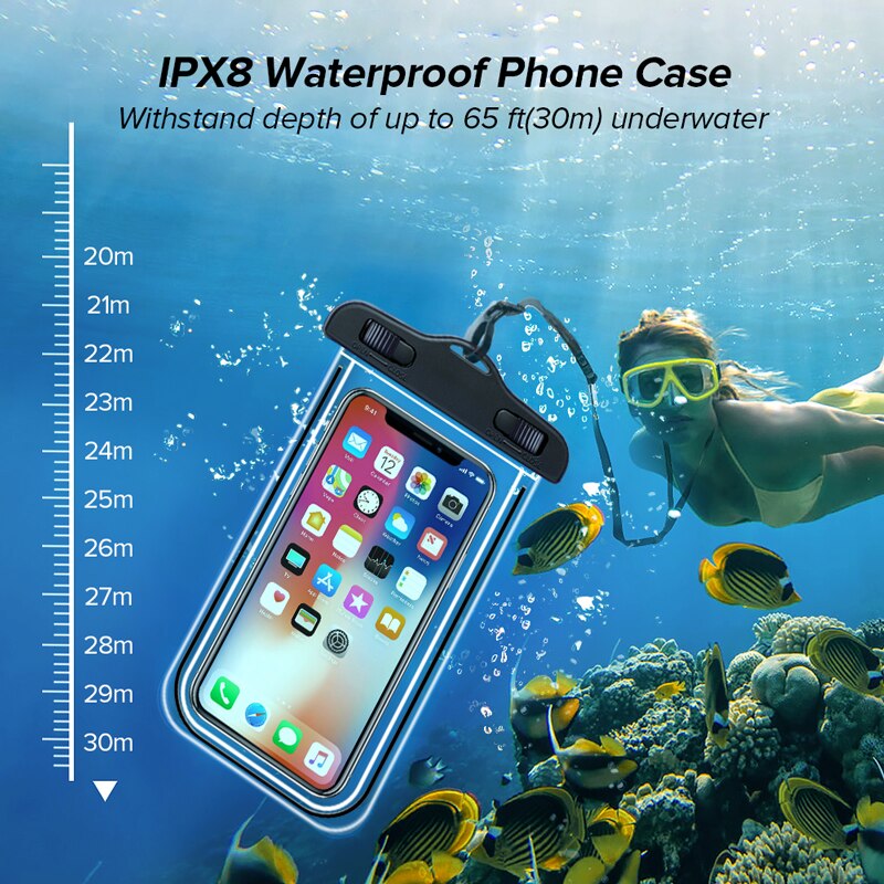 IP68 Universal Waterproof Phon - Fishing Boat Cover บทวิจารณ์และราคา