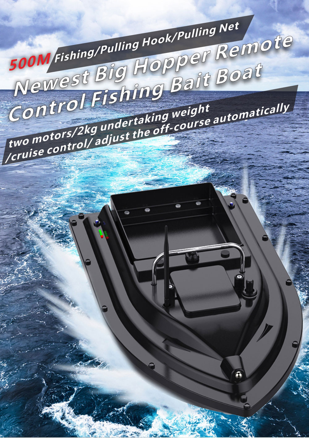 Bait Boat With GPS Positioning - Fishing Boat Gps บทวิจารณ์และราคา