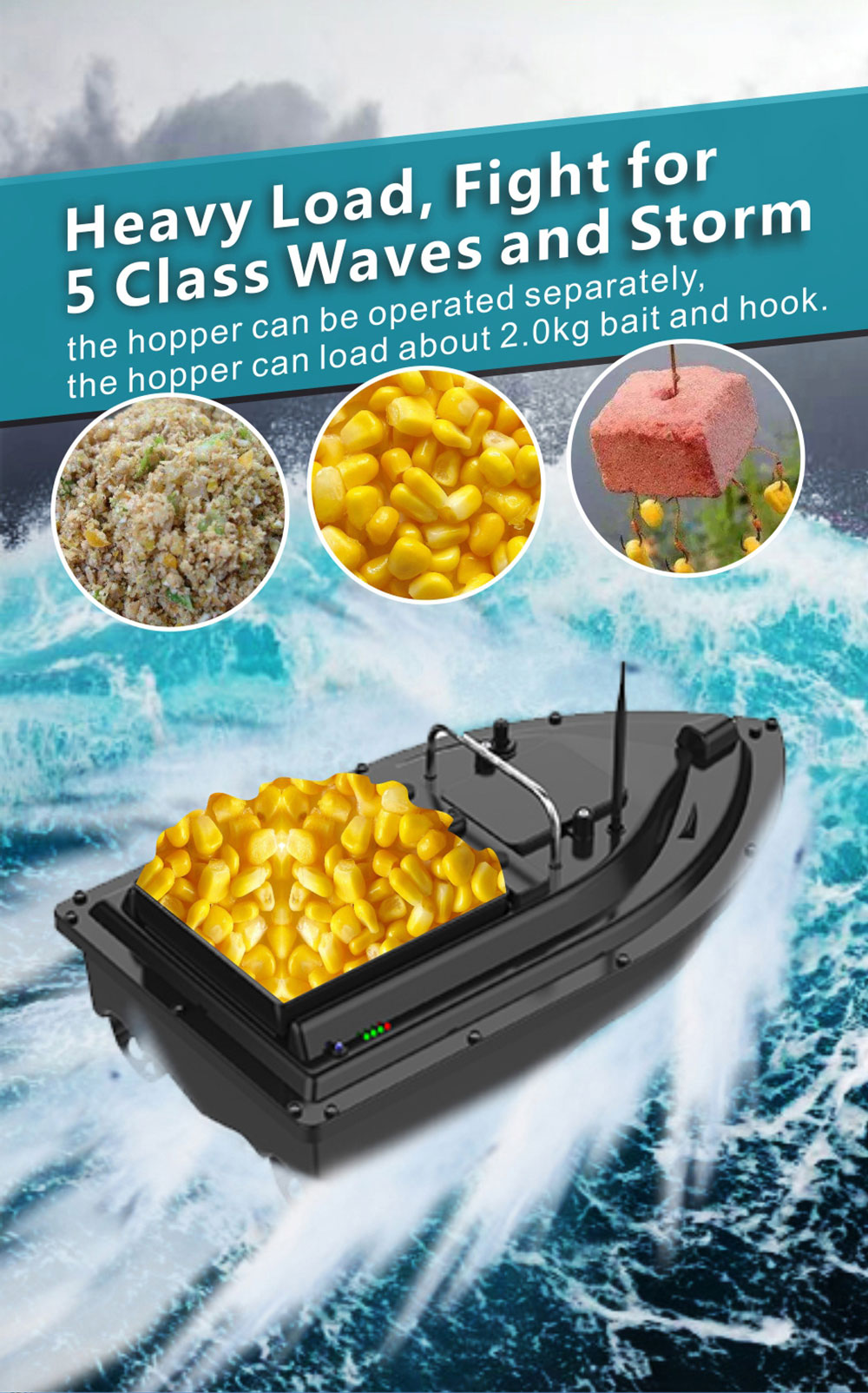 Bait Boat With GPS Positioning - Fishing Boat Gps บทวิจารณ์และราคา
