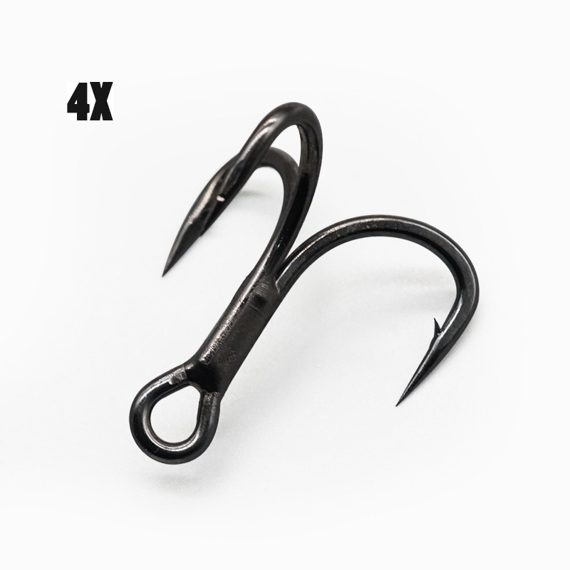 100Pcs Fishhooks 4X Strong Tre - Fishing Boat Anchor บทวิจารณ์และราคา